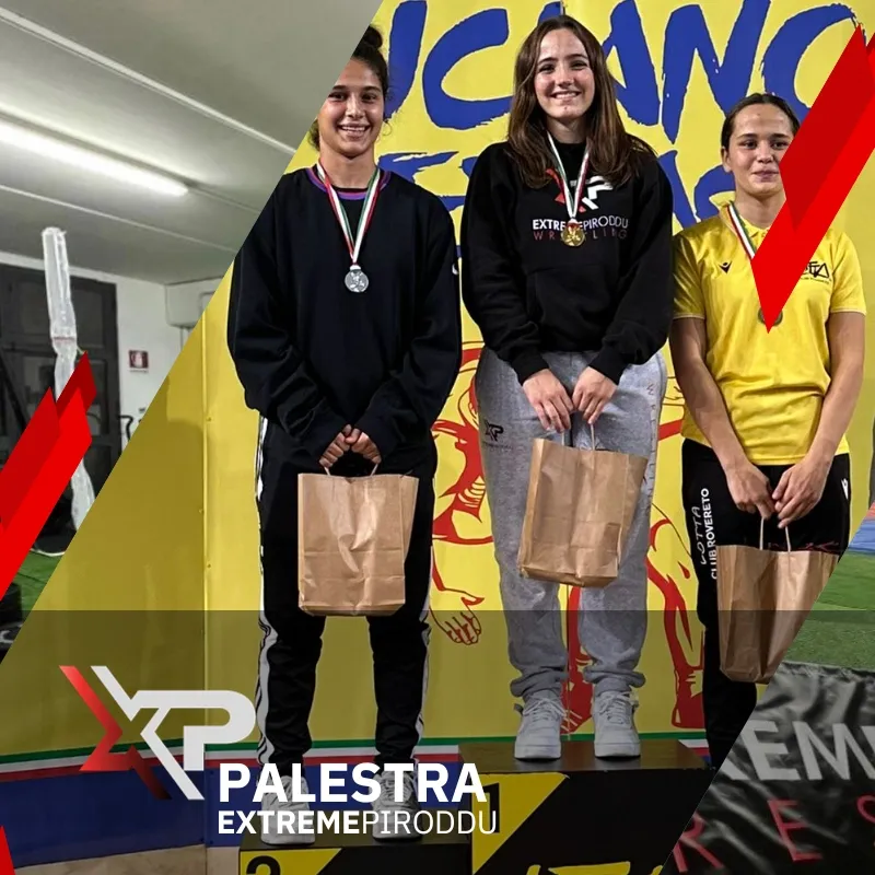 Denise Piroddu, medaglia d'oro lotta stile libero alla Coppa Italia 2023